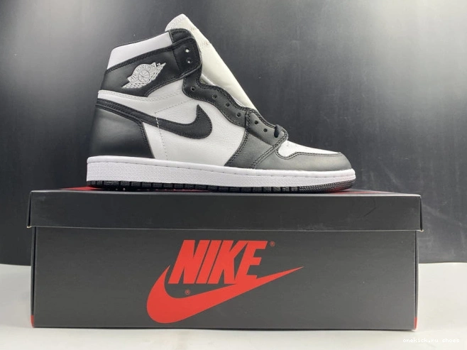 Rep Air 1 White Black 555088-010 (2014) Retro Jordan 0729